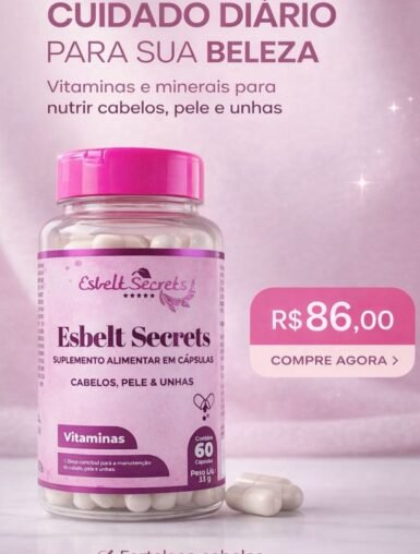 Esbelt Secrets Unha e Cabelo 60cap